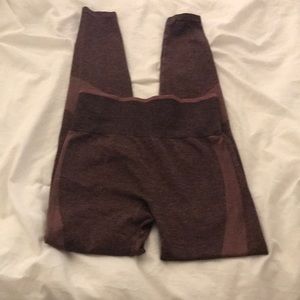 Brown/ kinda purple color PINK leggings